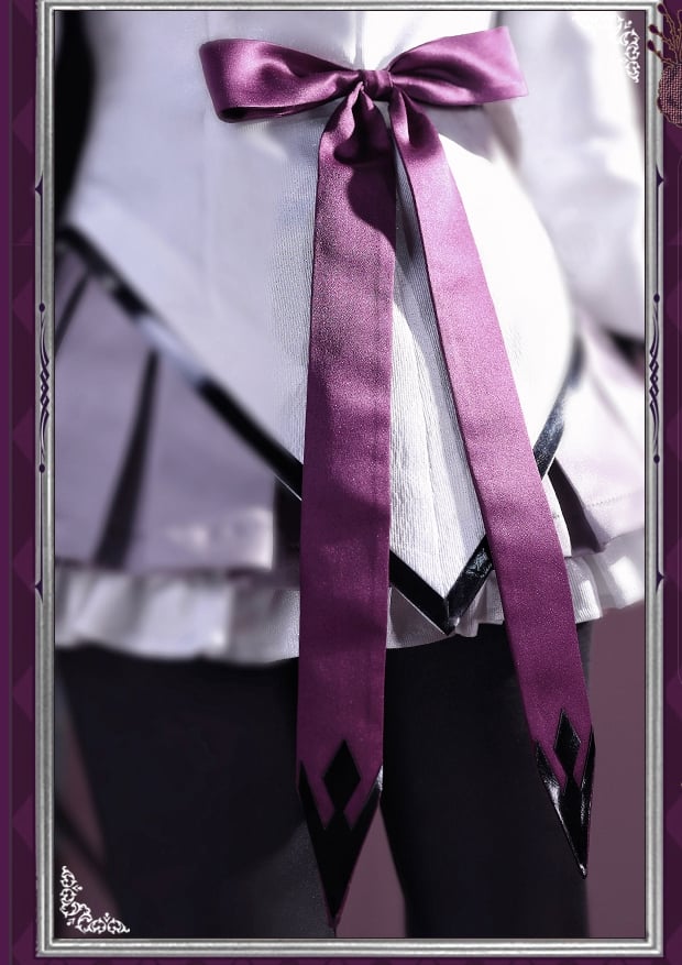 Puella Magi Madoka Magica Akemi Homura Cosplay-Kostüm im Lolita-Stil