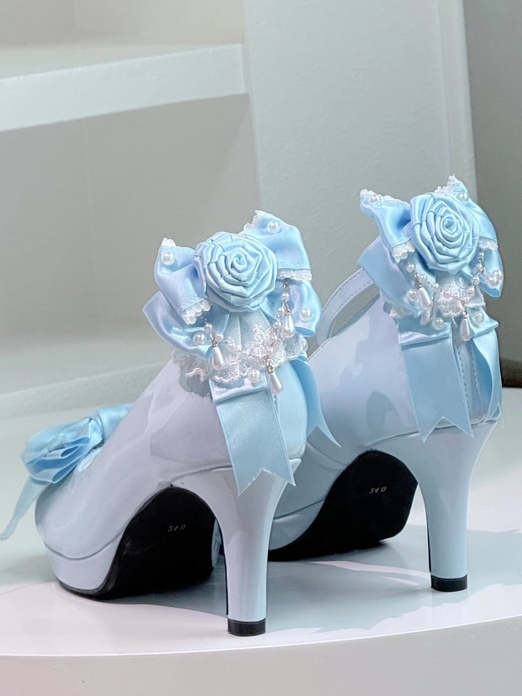 Rosette Options Shoe Clips with Design Bowknot 3 Color