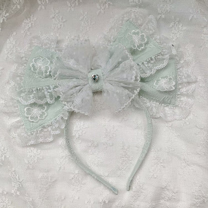 Weiß / Rosa / Blau / Grün Bowknot KC