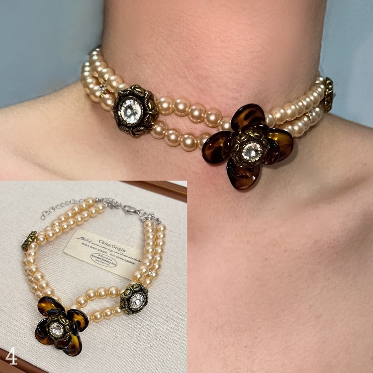 Necklace/Choker Options Leopard Pattern 4