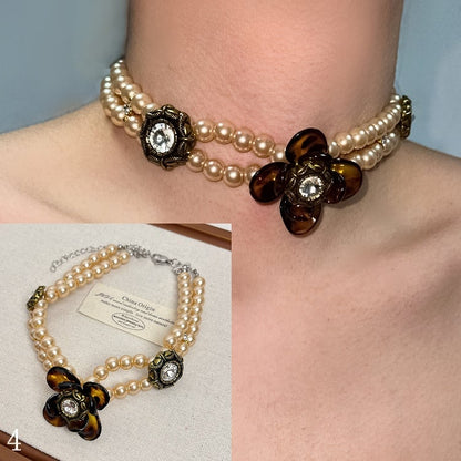 Necklace/Choker Options Leopard Pattern 4