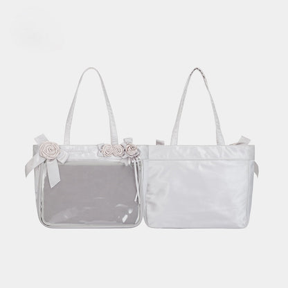 Decoration Rose Ita with Silver Window Display Bag
