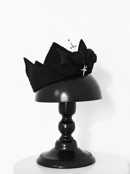 Crown Headpiece Black Ouji Prince