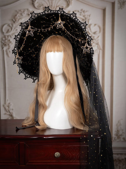 Hat Starry Night Witch