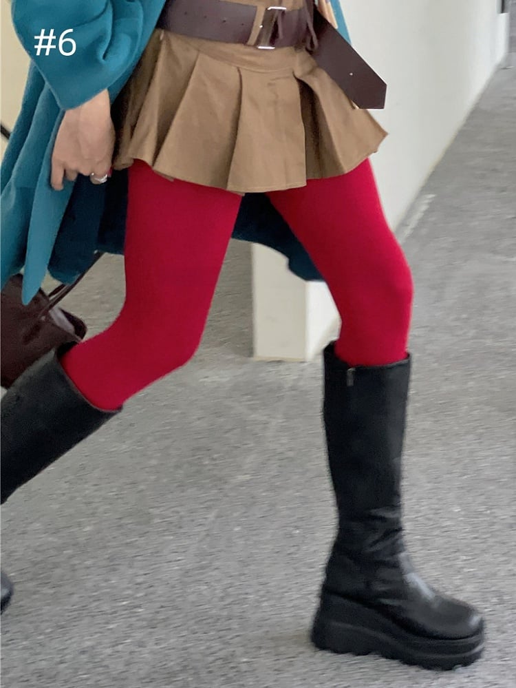 9つのオプション 100D 厚手タイツ