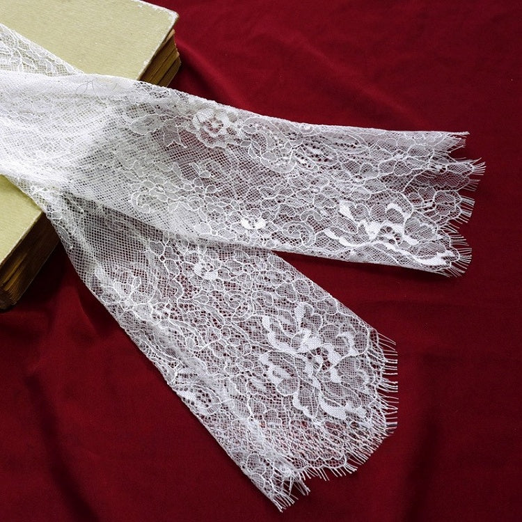 Design Hollow-Out Handschuhe Schwarz/Weiß Spitze