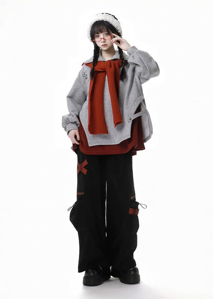 コアラフェイクツーピーススウェットシャツ