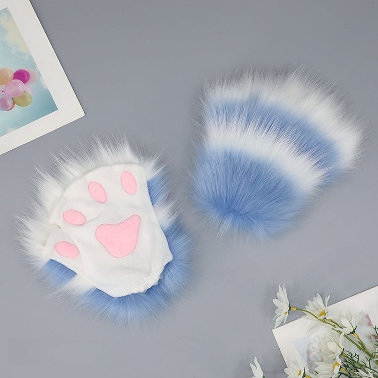 Paw 7 Colors Cute Kitty Gloves Lolita Plush