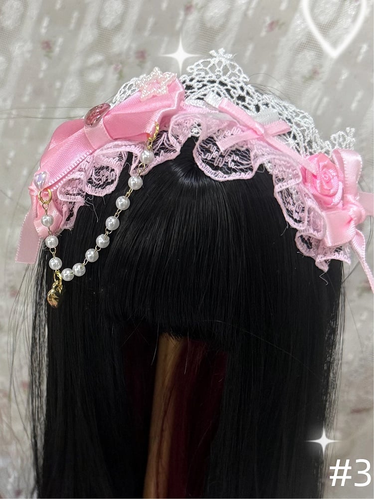 Doll Fashion Lace 3-color Hair Hime Gyaru Accessories - BJD