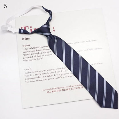 Neck 17 Options Tie Pattern Uniform JK Striped