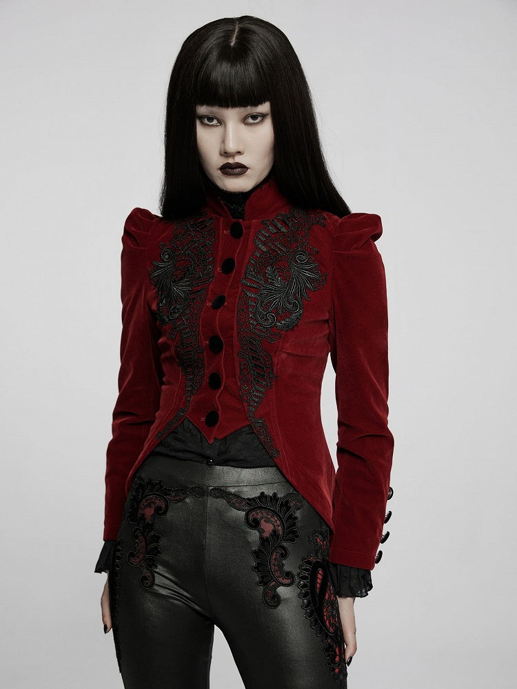 Jacket Goth Red