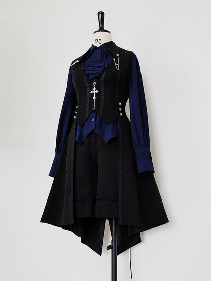 Lolita Weste Tail Fashion Ouji Schwarz