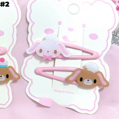 Lop-Eared Bunny Kawaii Hairclips