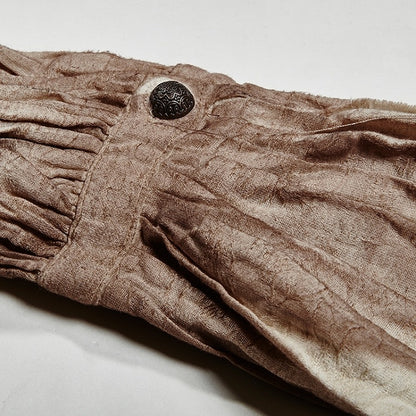 Tie White Shirt Steampunk Men's