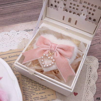 Options Kei Jirai Color Heart-shaped Bow Hairclip Plush 11