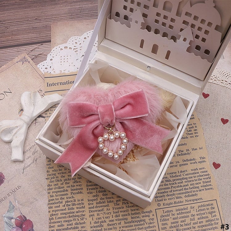 Options Kei Jirai Color Heart-shaped Bow Hairclip Plush 11