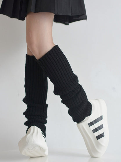Black/White/Gray Ballet Style Warm Knitted 40CM/50CM/60CM Leg Warmers