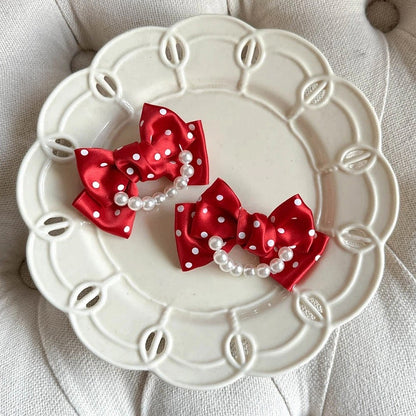 Sweet Lolita Bow Gloves - Decorative Wrist Cuffs in 9 Colors, Kawaii J-Fashion Accessory