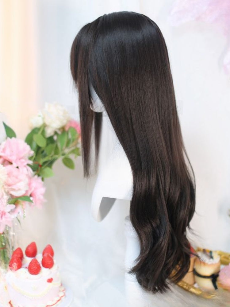 Black Tea Under Bust Length 60-65CM Wig