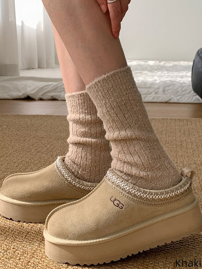 Plush Socks Colors 6 Warm