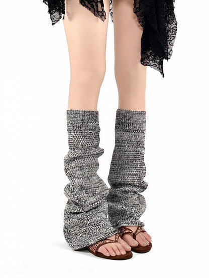 Warmers Minimalist Leg Knitted Gray