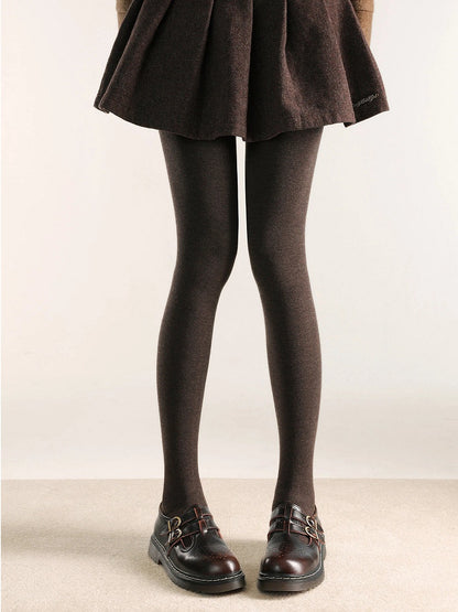 Tights Colors) (5 Warm Knit Ribbed