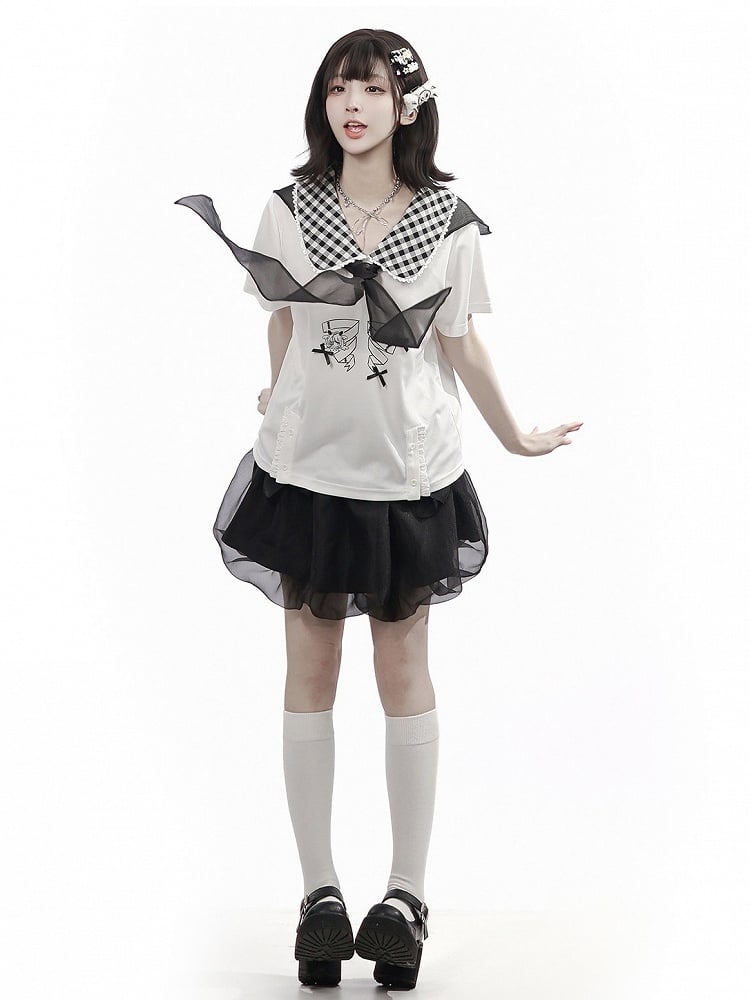 Black Bubble Tulle Skirt - PINK SAVIOR