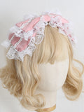 8 Colors Sweet Lolita Multi-layer Bowknot Lace-trimmed KC