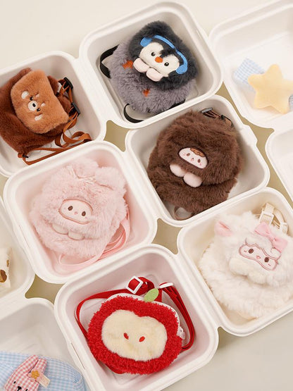 Plushie Purse Cute Chain Key White Coin Lamb-shaped