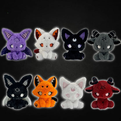 Purple Gothic Bat Plushie