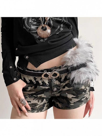 Ceinture à Sequins Y2K Perles Rondes - Kiwi Store