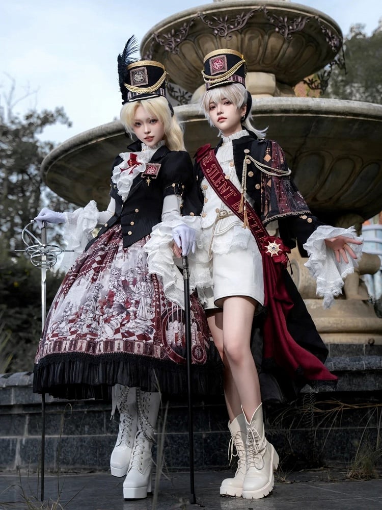 Black Blue Hat Red / Dark