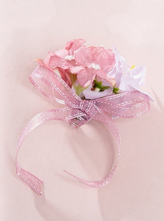 Pink Flower Sweet Lolita Brooch - Honey Machine