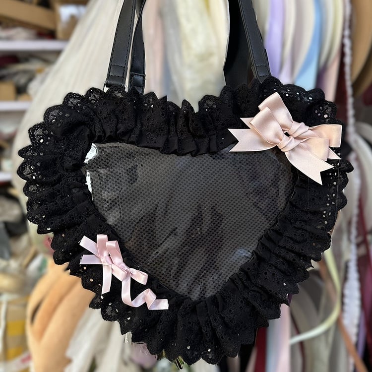 Trim Bag Heart-shaped 7 Lace Color Lolita Options Ita