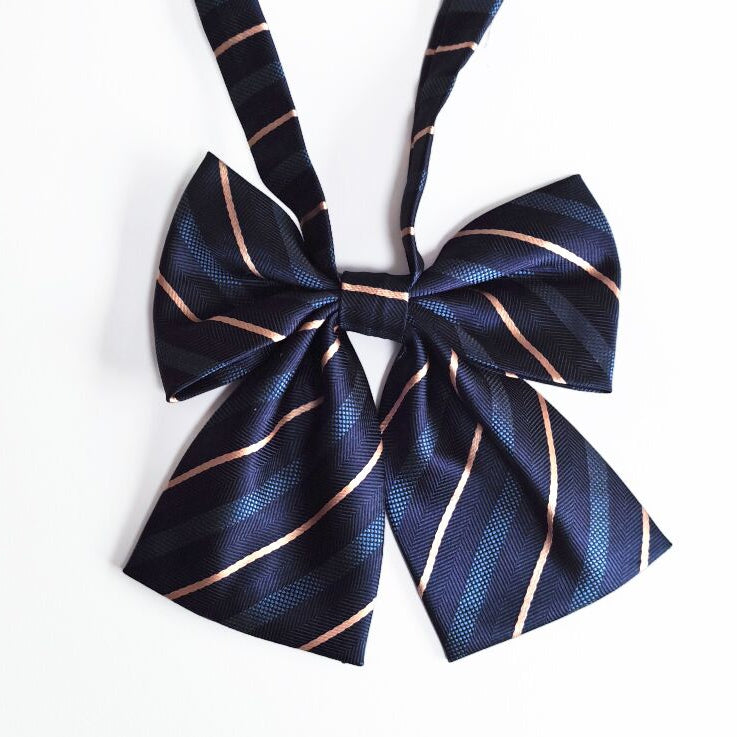 Color Striped Tie Bow Options Pattern 4
