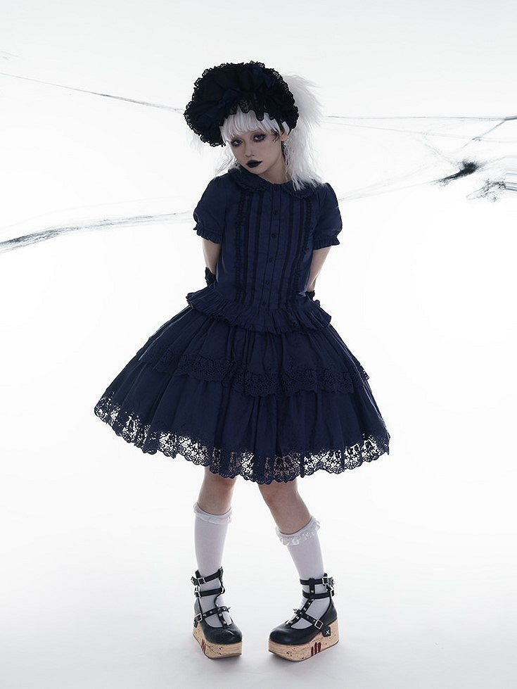 Elegant Multilayer Ruffled Floral Embroidery Skirt - Miss Point