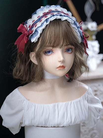 ウェーブウィッグ 35cm ブラウン 長さ エアバングス