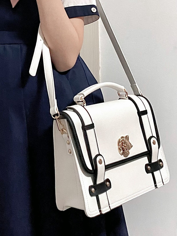 4-Color Lolita Classic Uniform Flap Bag Rose