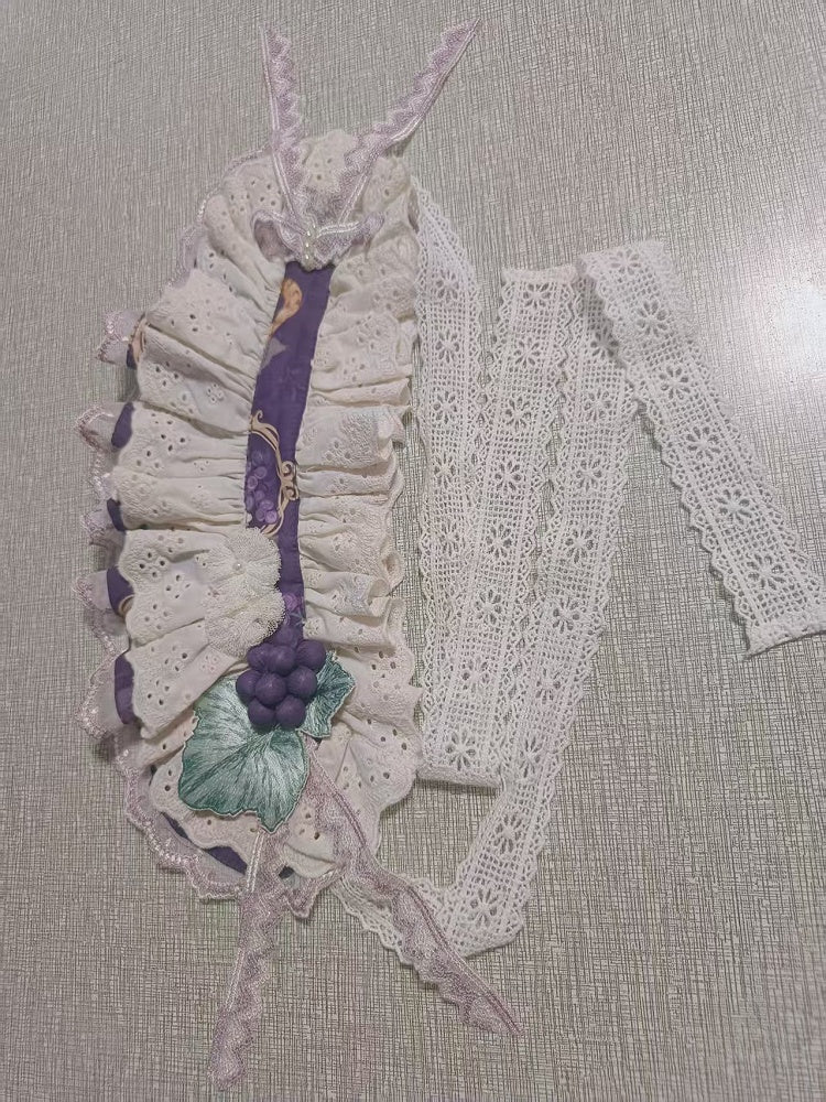 Grape Decorated Hairband Purple