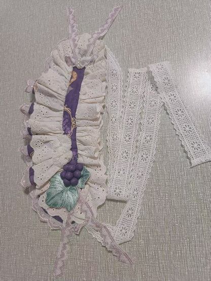 Grape Decorated Hairband Purple