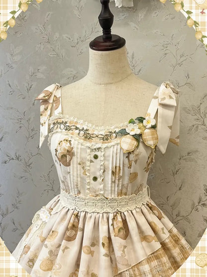 Brosche Zitronengelb