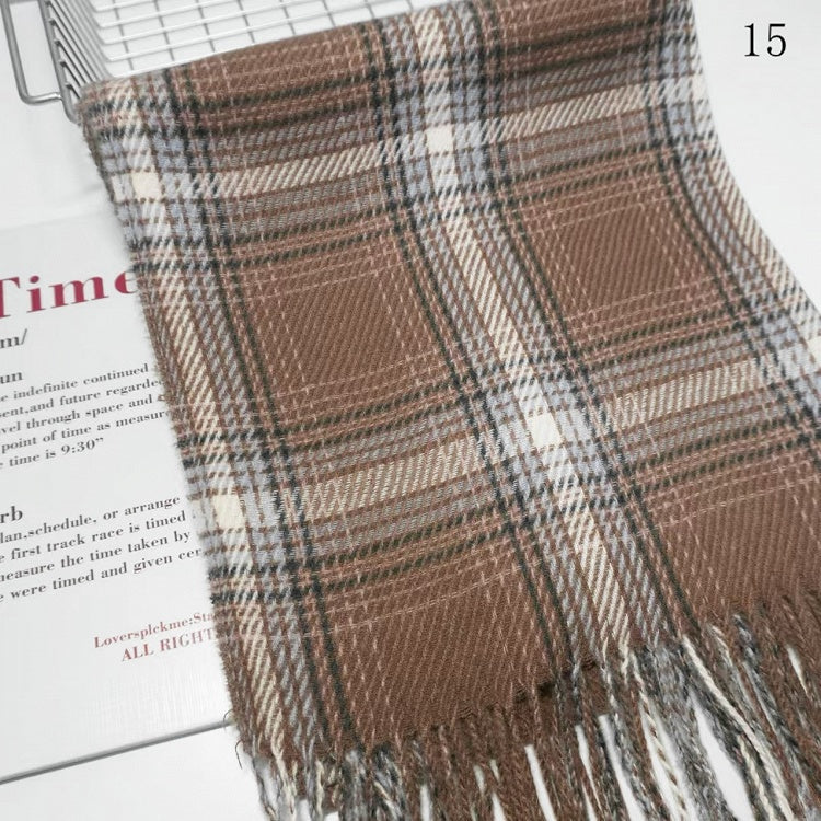 Plaid Scarf Pattern Options 17