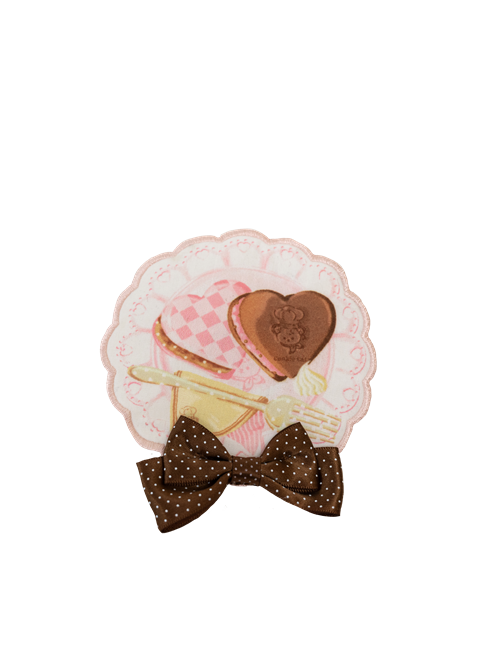 Dessertbrosche und -gabel drucken
