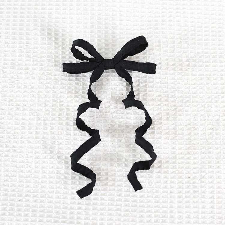 Cute Single Hairclip Ribbon Bowknot Colors Curly Sweet 8 Lolita and