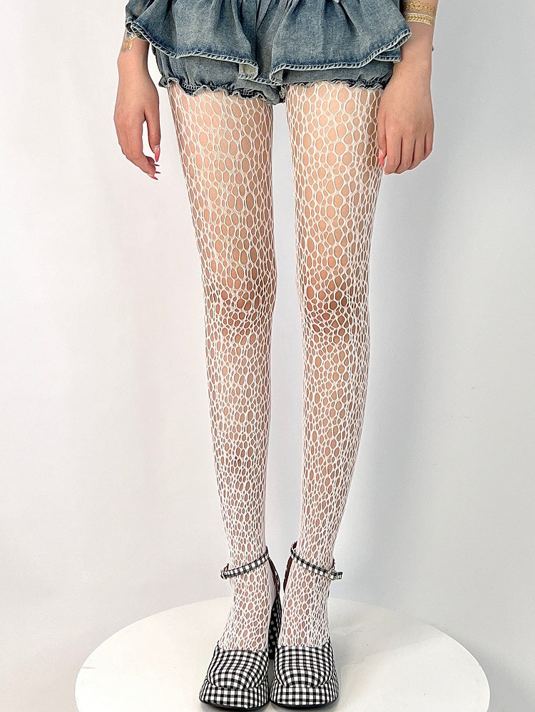 6 Design Y2K Cut-out Options Color Tights