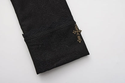 Coat Lolita Detachable Ouji Cape Aristocrat Design Vintage Fashion Black