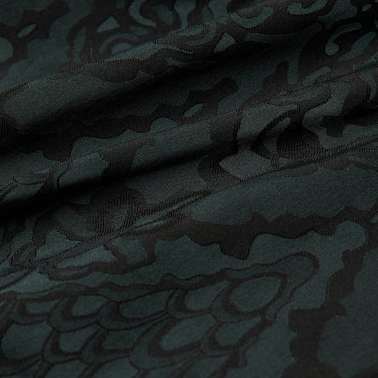 Green Gothic Jacquard Shirt Men's