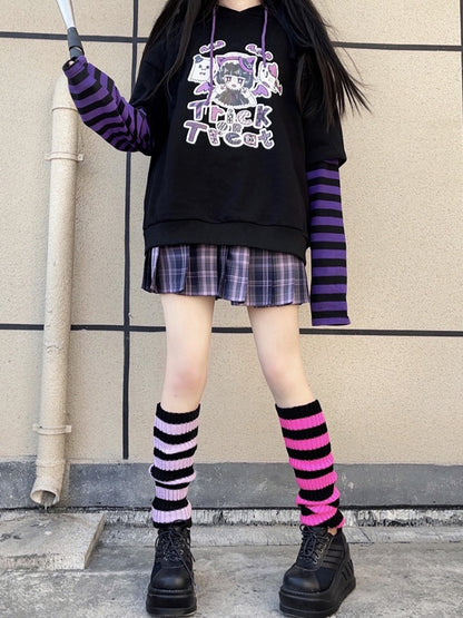 Striped JK Colors 6 Warmers Leg Pattern