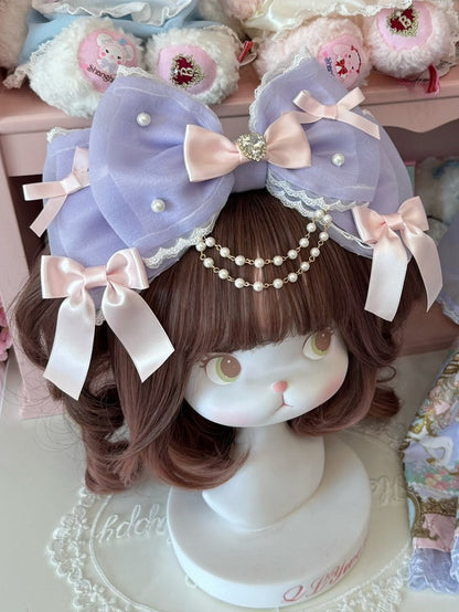 Beaded Color KC 4 Options And Rhinestone Bowknot Decorated