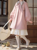 Rosa Kragen süßer Peter Coat Pan
